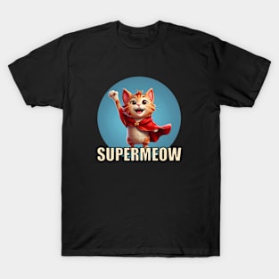 Supermeow - Superhero Kitty T-Shirt